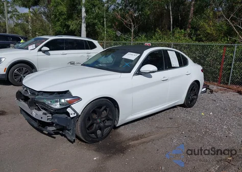 2019 Alfa Romeo Giulia Ti Rwd z USA, uszkodzony, nr VIN ZARFAMBN6K7600898